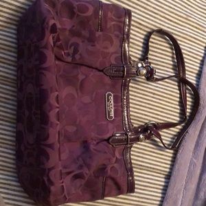 Medium size coach purse